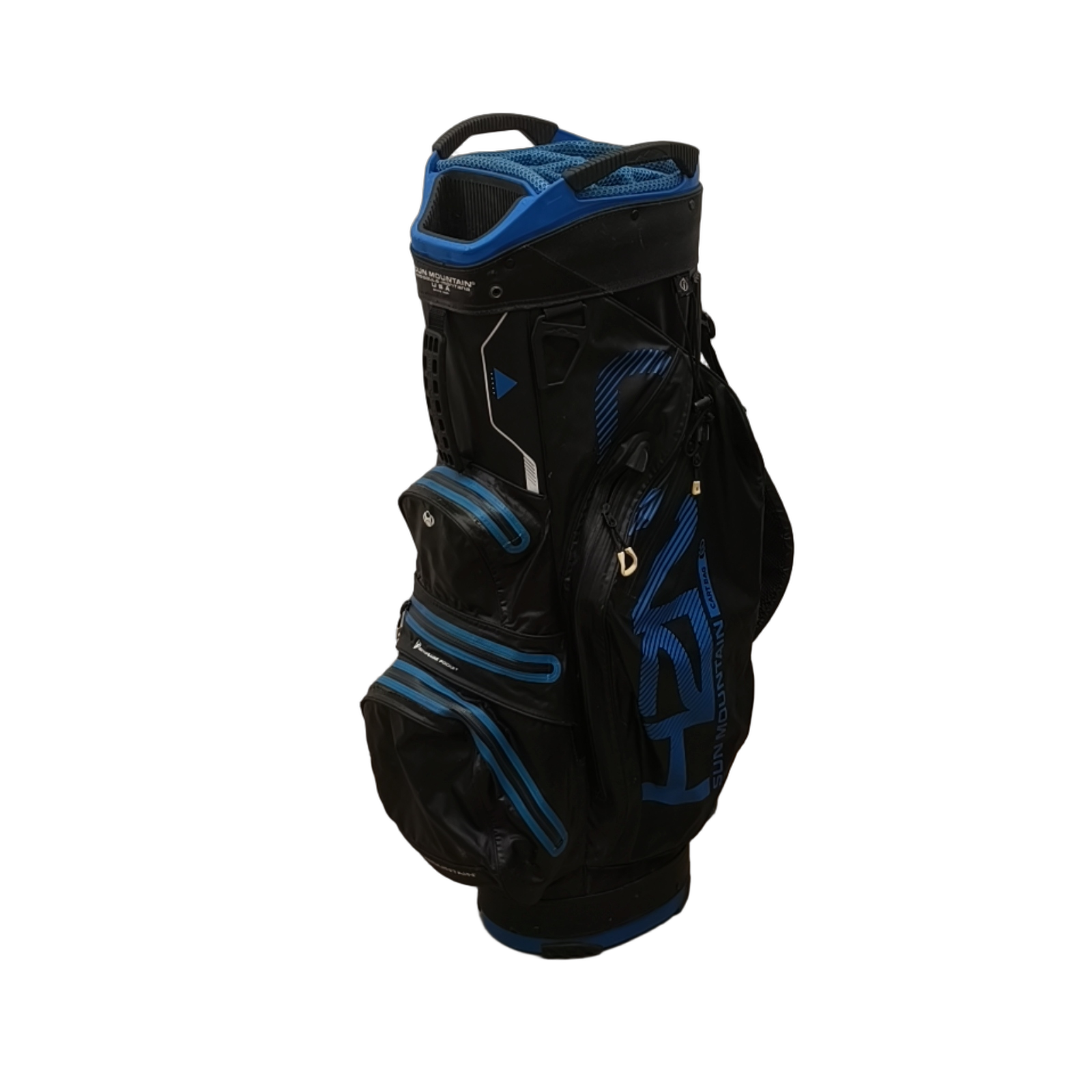 Sun Mountain H2NO Golf Bag / 14-Rum / Sort [model:birefnet-general] [bg:handrolled]