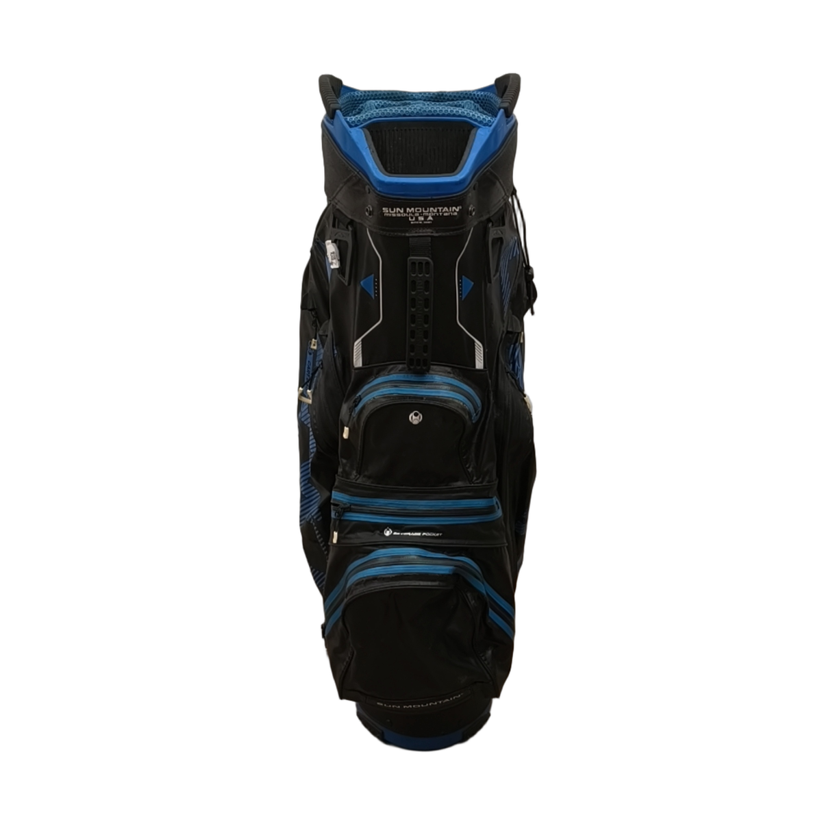 Sun Mountain H2NO Golf Bag / 14-Rum / Sort [model:birefnet-general] [bg:handrolled]