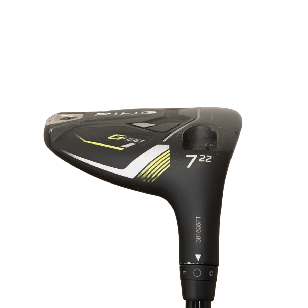 PING G430 SFT Fairway Wood / Flex Stiff / #7/22 [model:birefnet-general] [bg:handrolled]