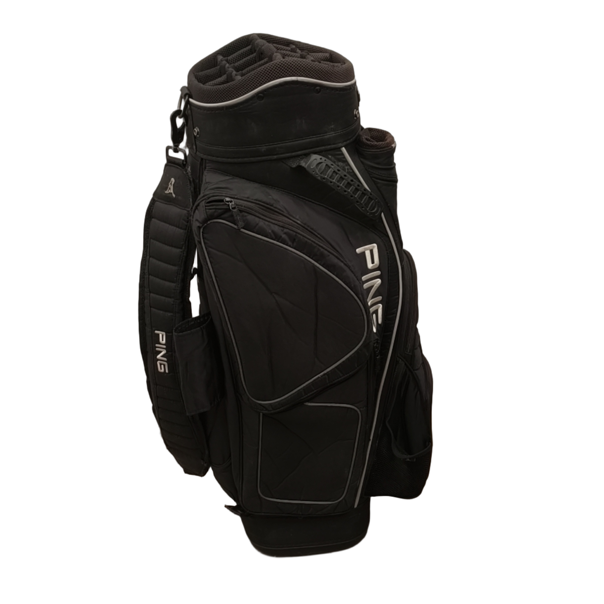 PING Discover Golf Bag / 14-Rum / Sort [model:birefnet-general] [bg:handrolled]