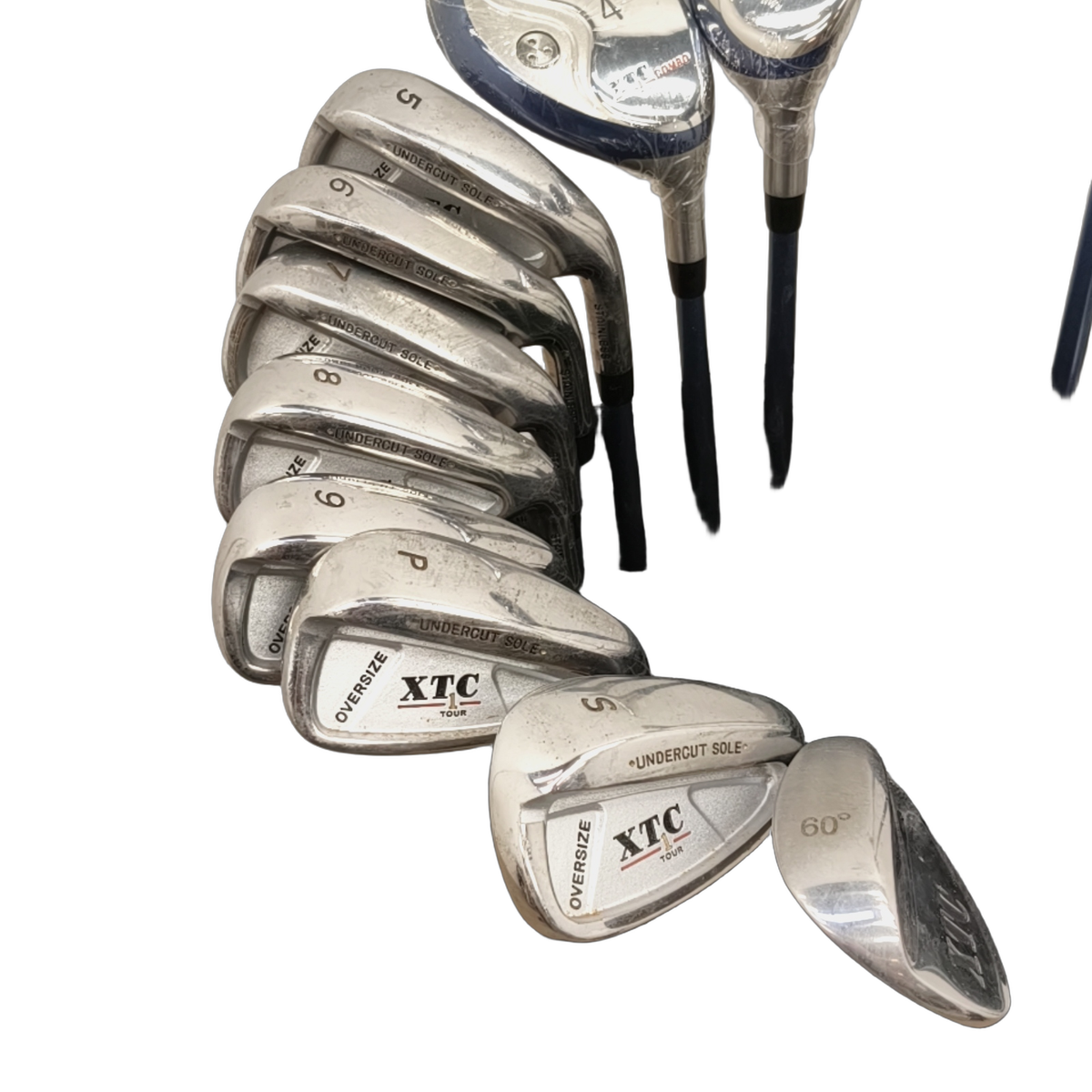 XTC 1-Tour Komplet Sæt Med Bag / 5-PW+SW+LW / Flex Ladies / Grafit [model:birefnet-general] [bg:handrolled]