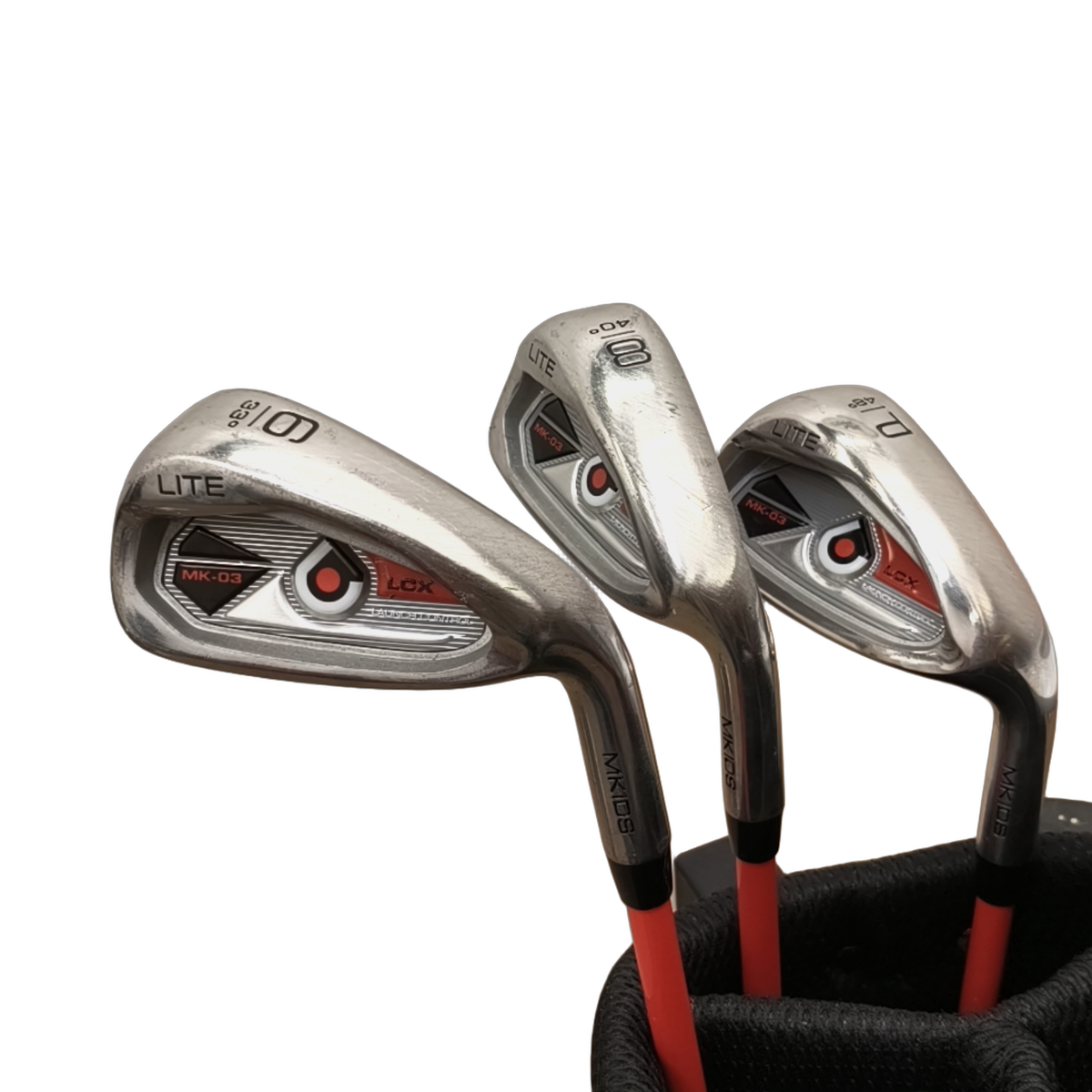 Masters M Kids Komplet Sæt Med Bag / 6+8+PW / Flex Junior  / Grafit [model:birefnet-general] [bg:handrolled]