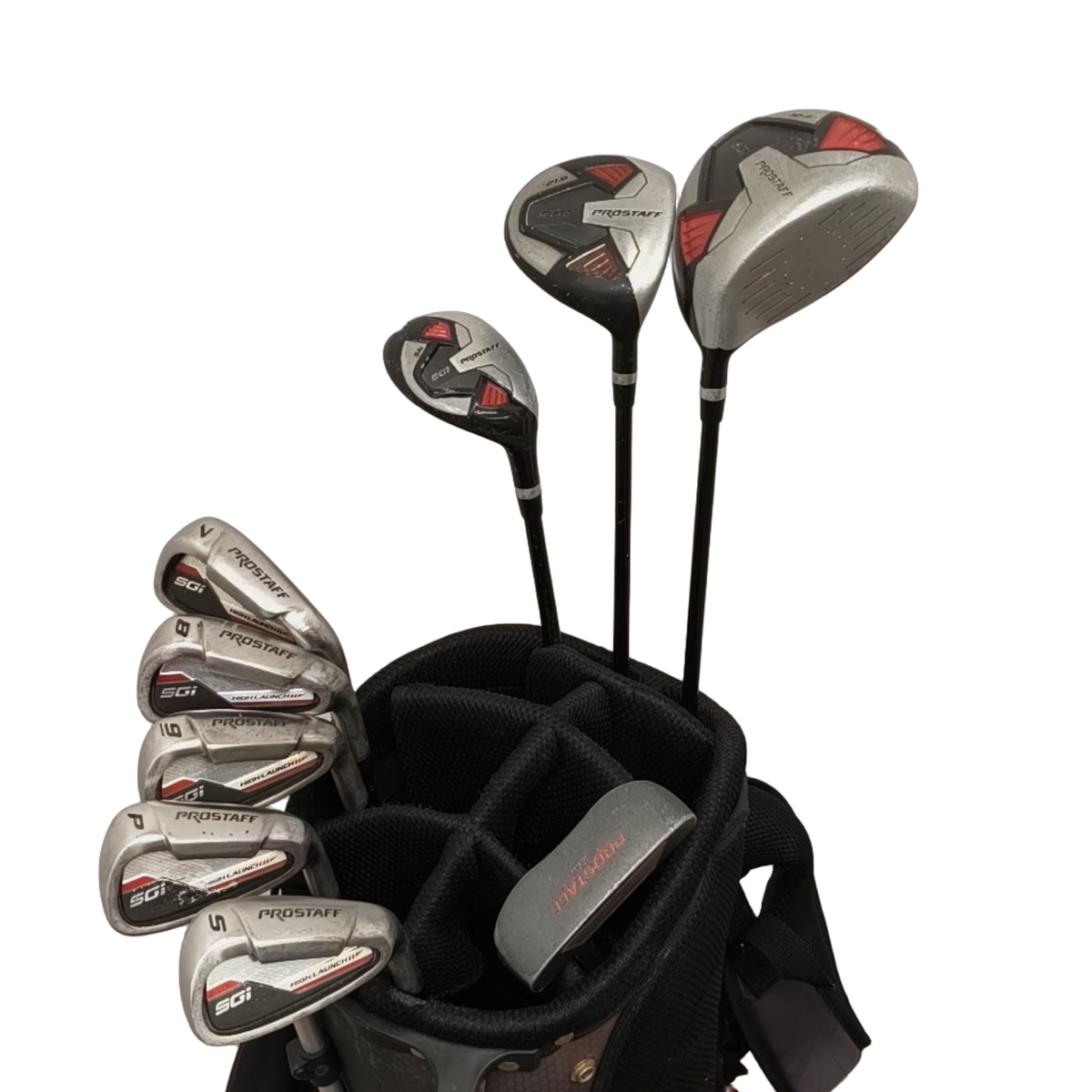 Wilson Prostaff SGI HL Komplet Sæt Med Bag / 7-PW+SW / Flex Regular / Grafit [model:birefnet-general] [bg:handrolled]