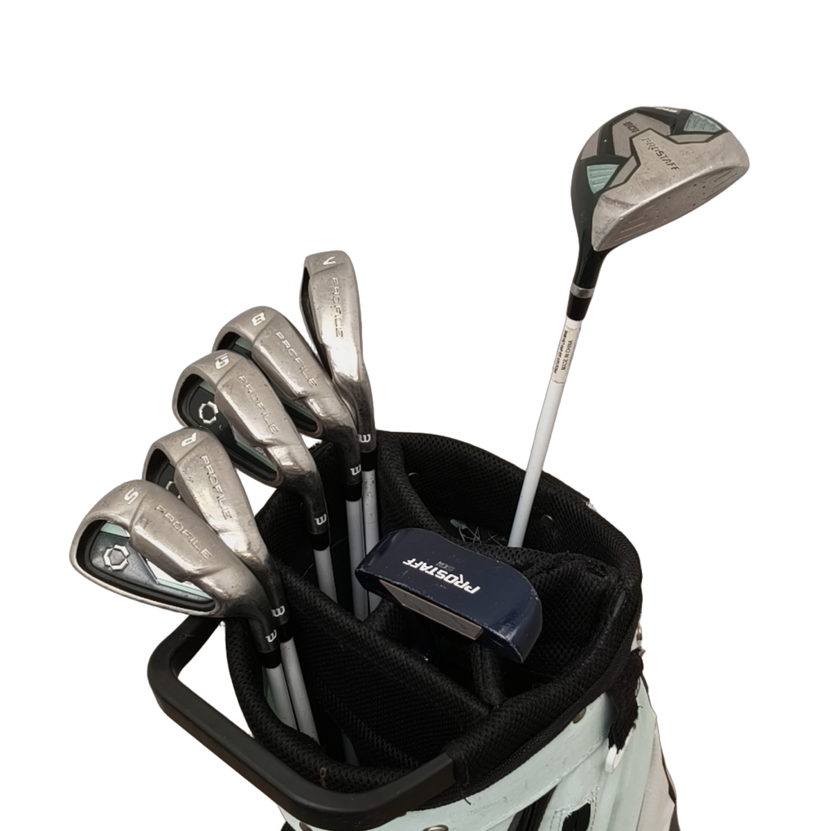 Wilson Profile SGI Komplet Sæt Med Bag / 7-PW+SW / Flex Ladies / Grafit [model:birefnet-general] [bg:handrolled]