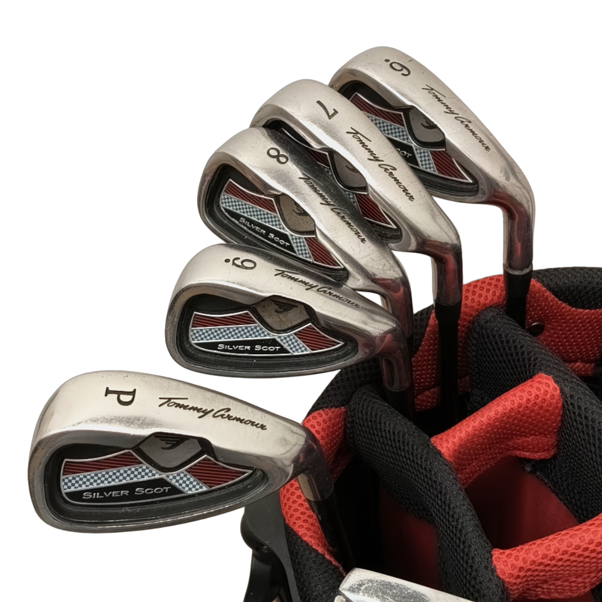 Tommy Armour Silver Scot Komplet Sæt Med Bag / 6-PW / Flex Regular / Grafit [model:birefnet-general] [bg:handrolled]