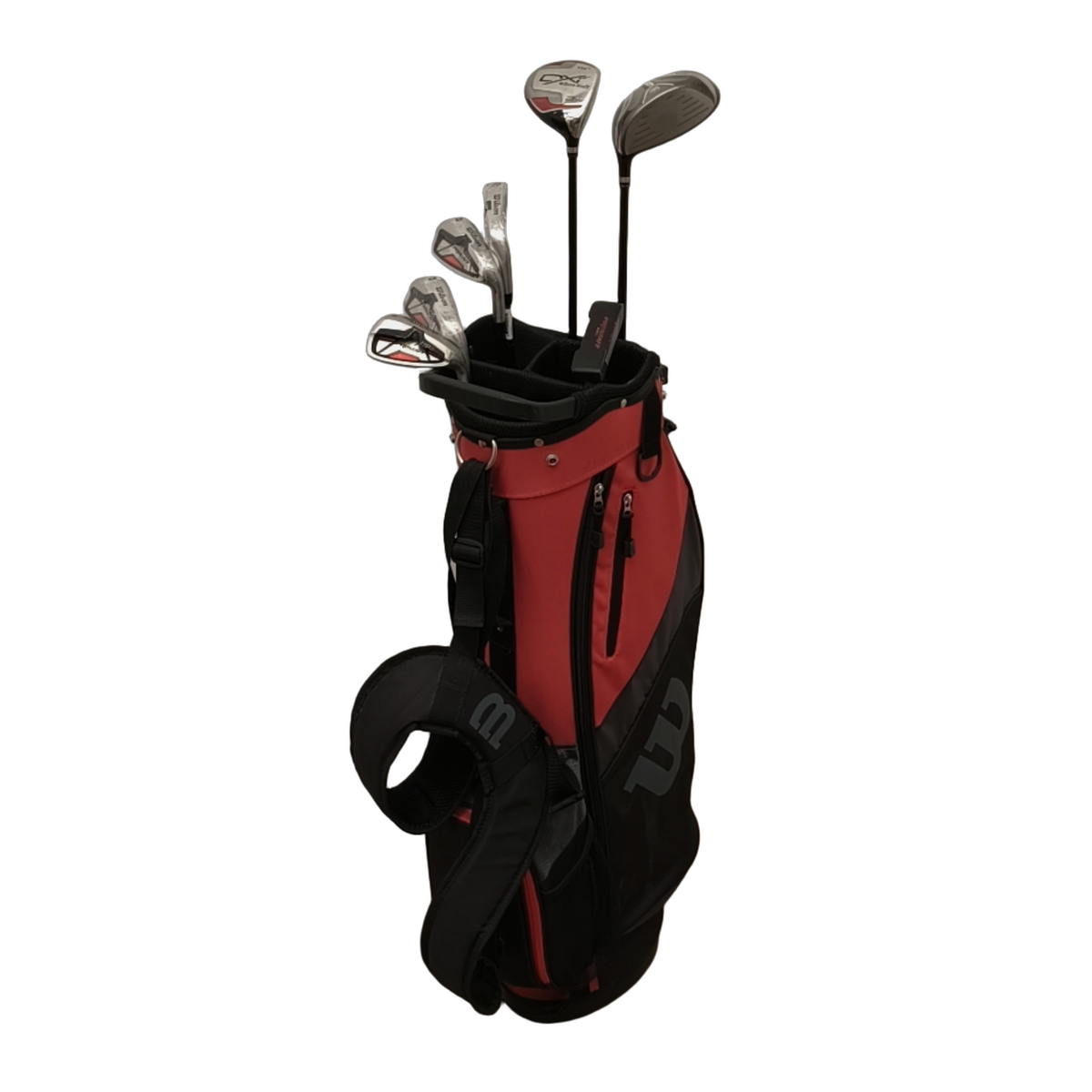 Wilson Prostaff HDX Komplet Sæt Med Bag / 6i+8i+PW+SW / Flex Uniflex / Stål [model:birefnet-general] [bg:handrolled]