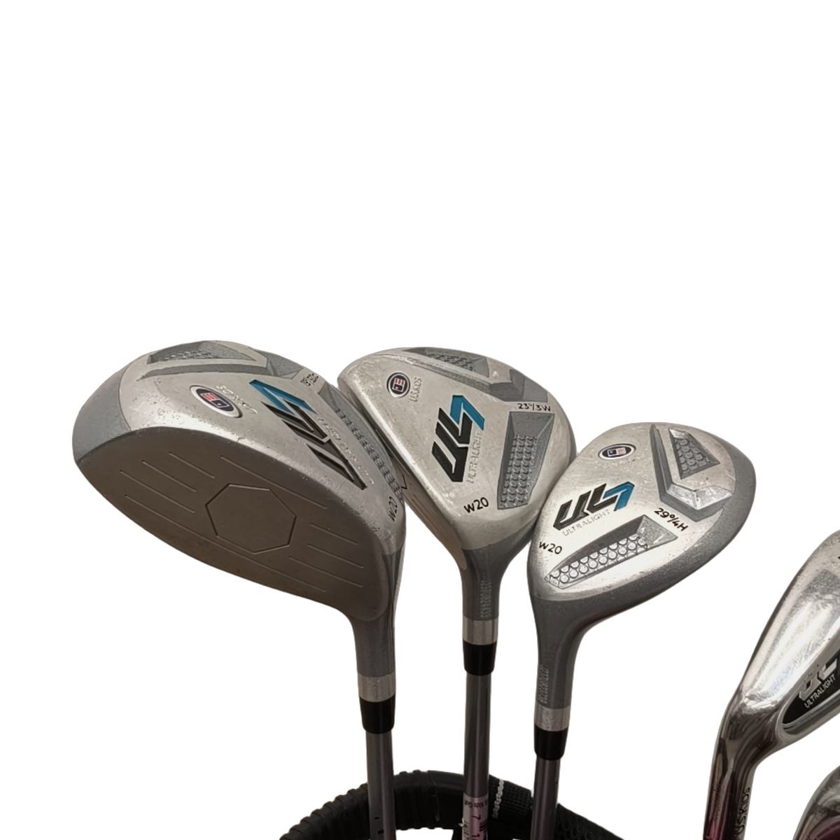 Venstre US Kids UL W20 Komplet Sæt Med Bag / 6-PW+SW / Flex Junior  / Grafit [model:birefnet-general] [bg:handrolled]