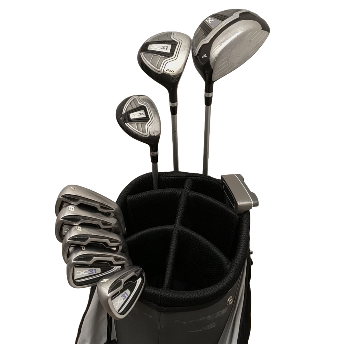 Wilson Staff X31 Komplet Sæt Med Bag / 7-PW+SW / Flex Ladies / Grafit [model:birefnet-general] [bg:handrolled]