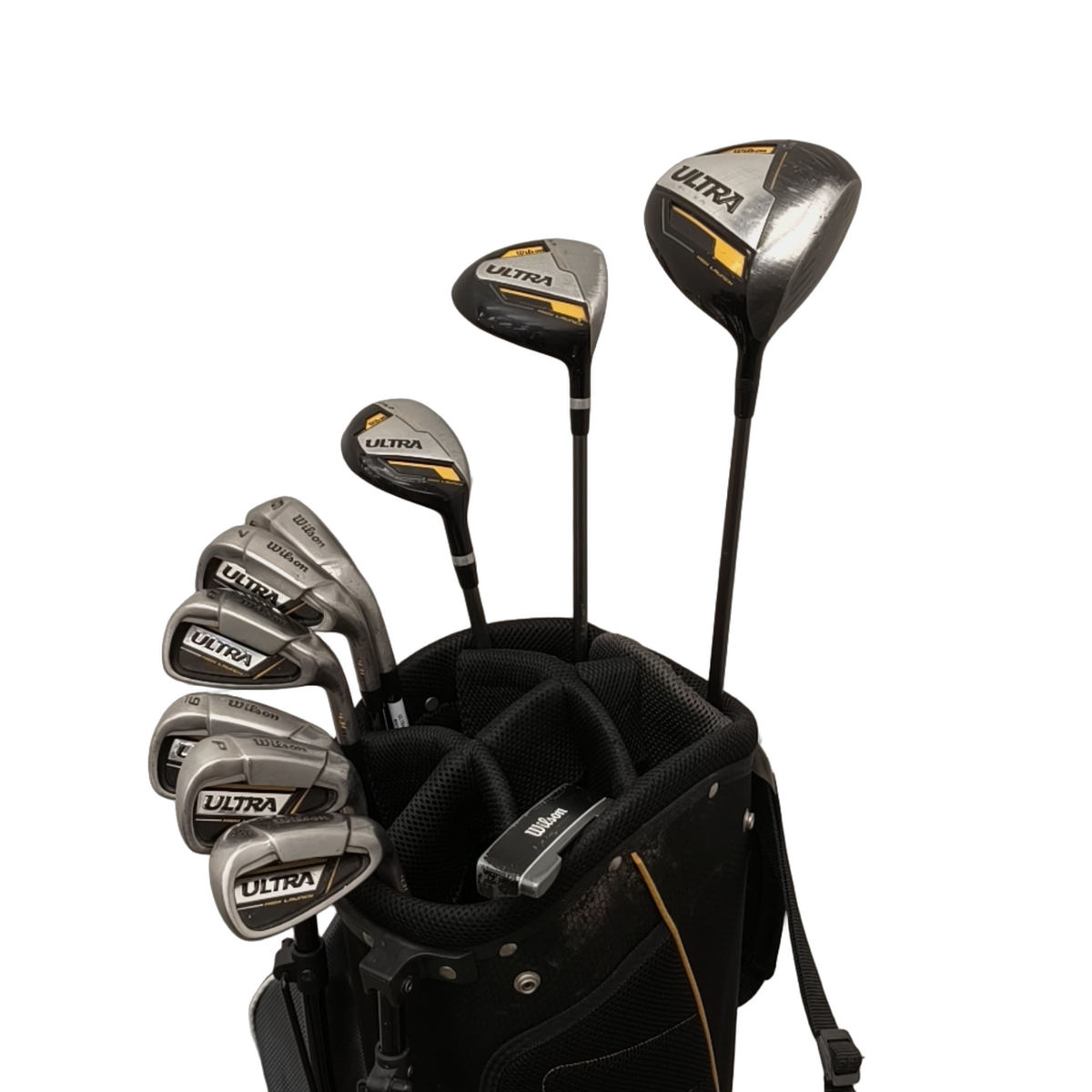 Wilson Ultra HL Komplet Sæt Med Bag / 6-PW+SW / Flex Regular / Stål [model:birefnet-general] [bg:handrolled]