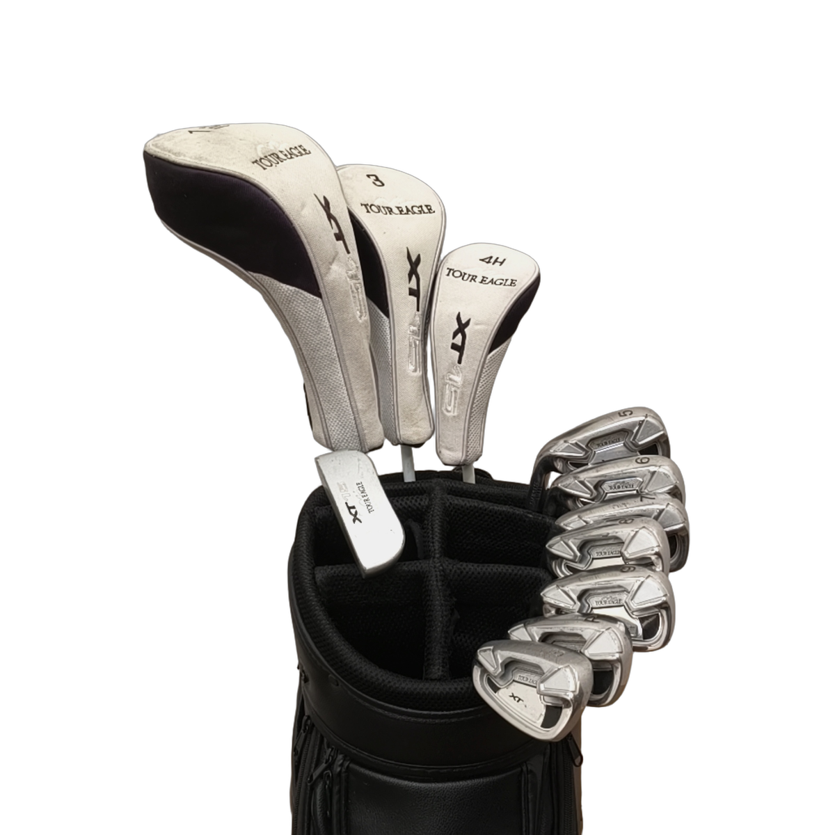 Venstre Tour Eagle XT15 Komplet Sæt Uden Bag / 5-PW+SW / Flex Ladies / Grafit [model:birefnet-general] [bg:handrolled]