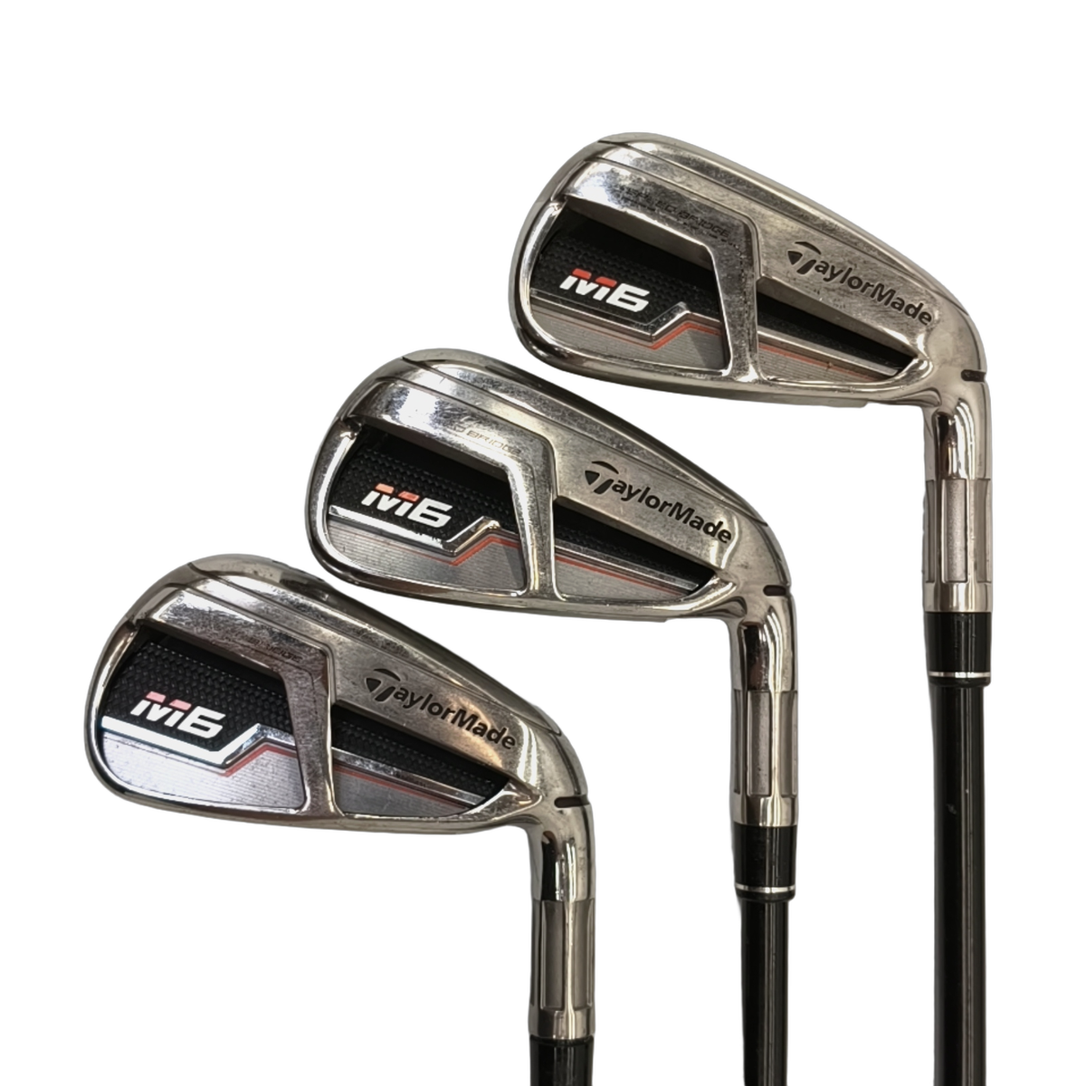 TaylorMade M6 Jernsæt / 5-PW+SW / Flex A-flex / Grafit [model:birefnet-general] [bg:handrolled]