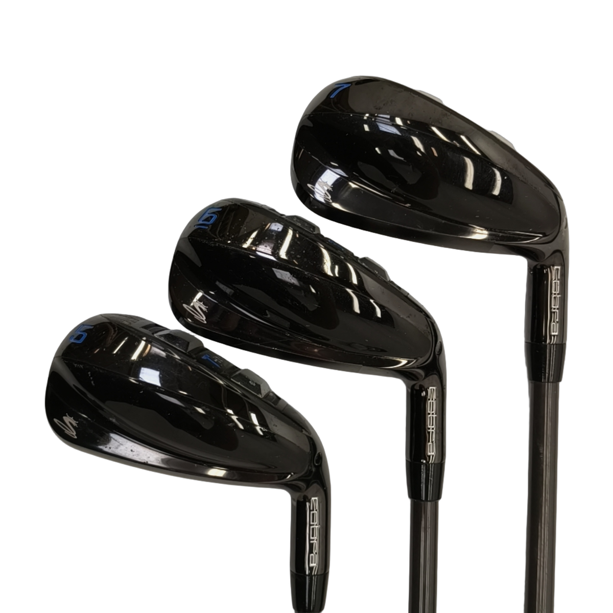 Cobra T-rail Jernsæt / 5-PW / Flex A-flex / Grafit [model:birefnet-general] [bg:handrolled]