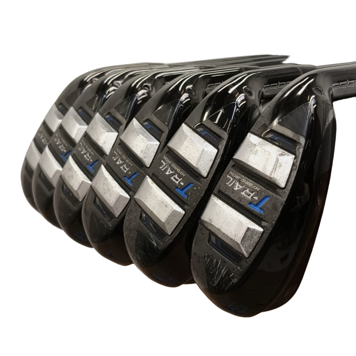 Cobra T-rail Jernsæt / 5-PW / Flex A-flex / Grafit [model:birefnet-general] [bg:handrolled]