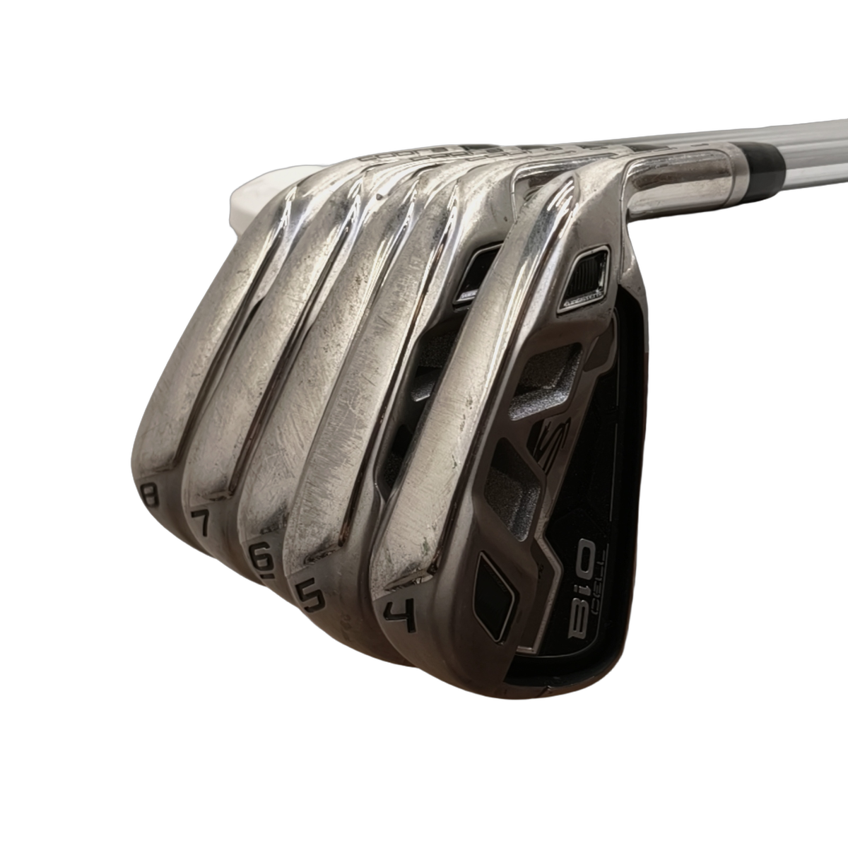Cobra Biocell Jernsæt / 4-8i / Flex Regular / Stål [model:birefnet-general] [bg:handrolled]