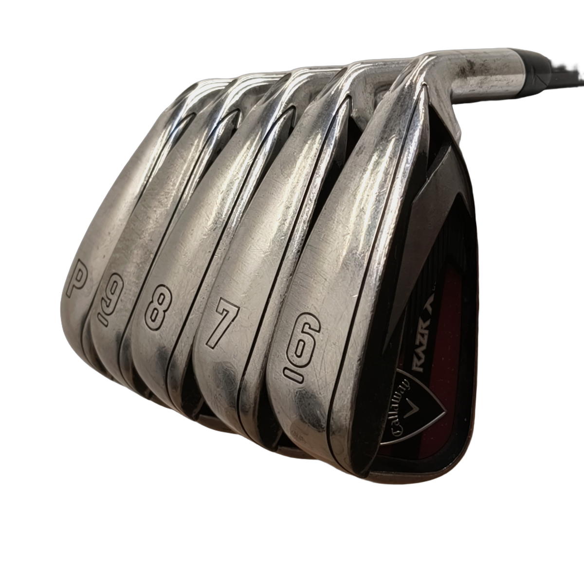 Callaway RAZR X HL Jernsæt / 6-PW / Flex A-flex / Grafit [model:birefnet-general] [bg:handrolled]