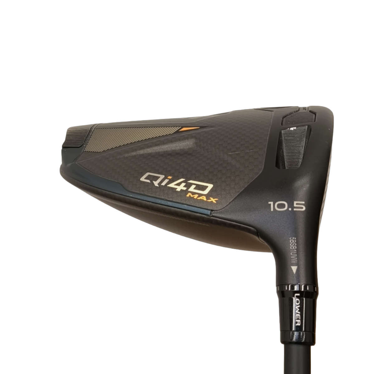 TaylorMade Qi 4D Max Driver / Flex Stiff / Loft 10.5 [model:birefnet-general] [bg:handrolled]