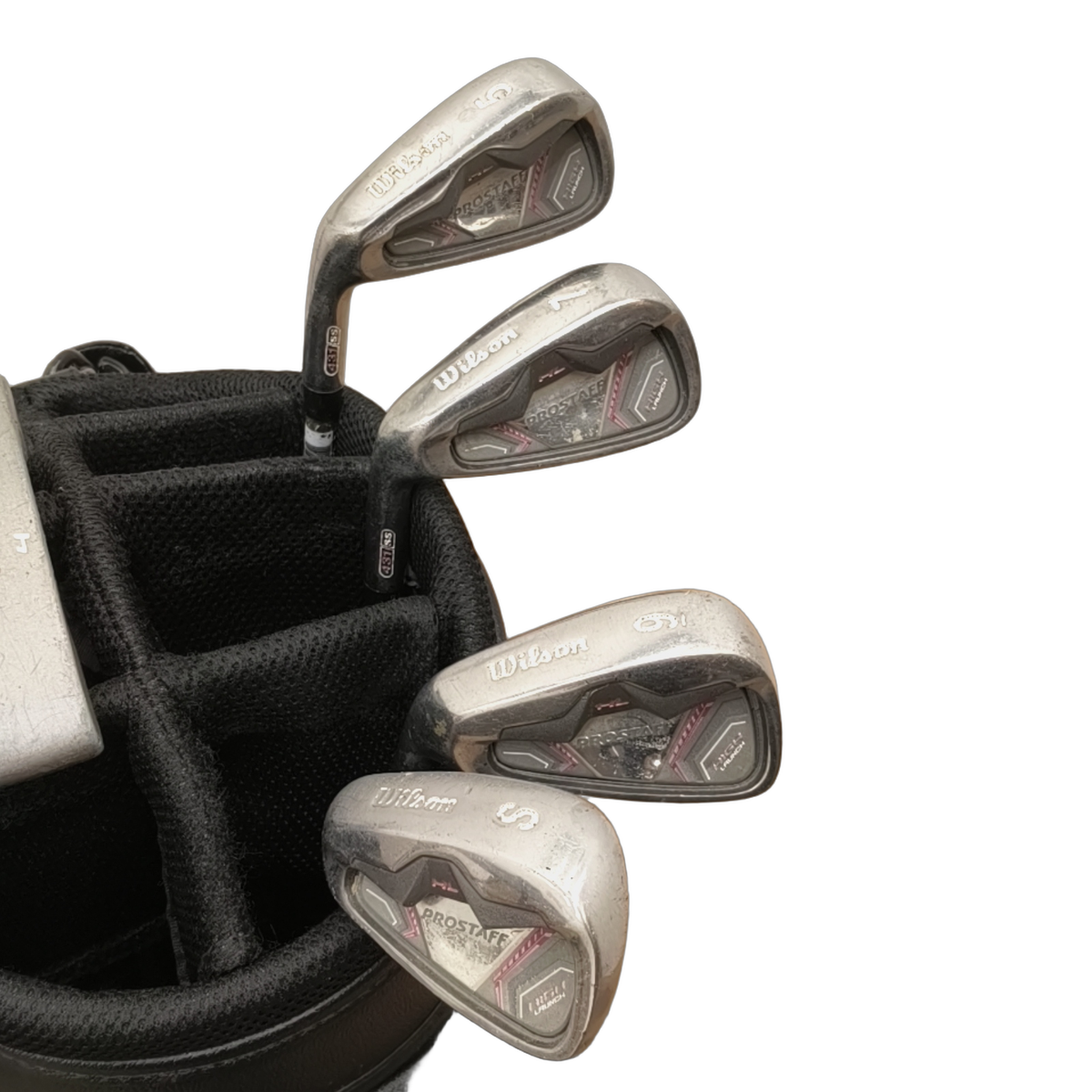 Venstre Wilson Prostaff HL Komplet Sæt Uden Bag / 5i+7i+9i+SW / Flex Ladies / Grafit [model:birefnet-general] [bg:handrolled]
