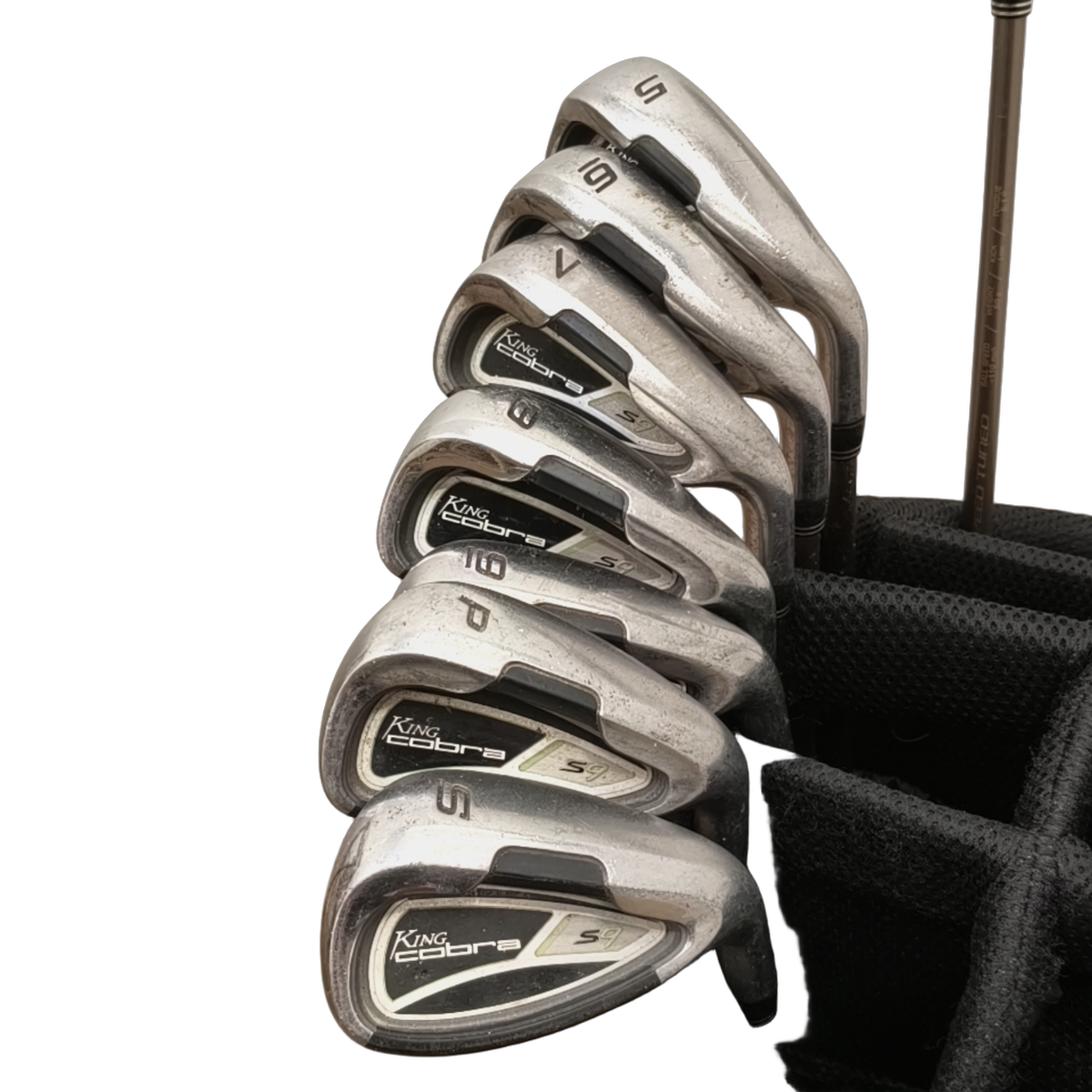 Cobra King S9 Komplet Sæt Uden Bag / 5-PW+SW / Flex A-flex / Grafit [model:birefnet-general] [bg:handrolled]