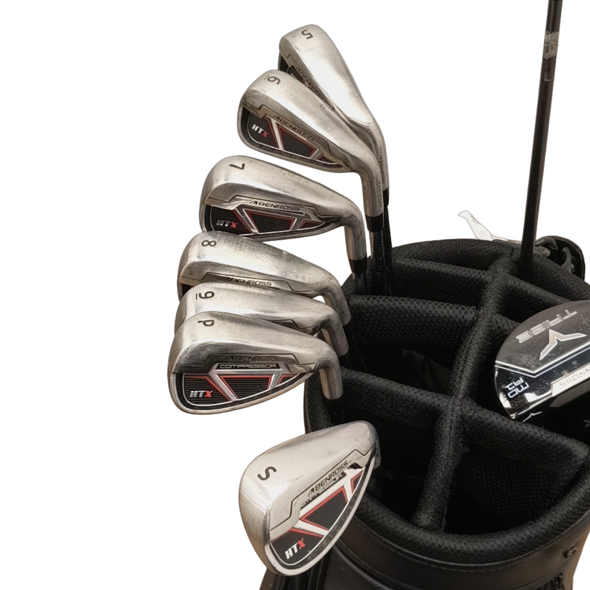 Ben Ross HTX Komplet Sæt Uden Bag / 5-PW+SW / Flex Stiff / Stål [model:birefnet-general] [bg:handrolled]