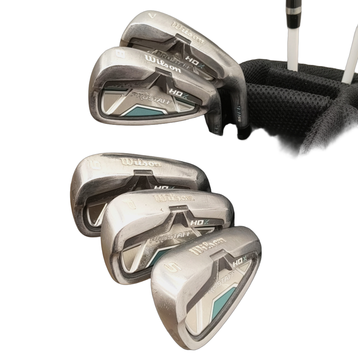 Wilson Staff Prostaff HDX Komplet Sæt Uden Bag / 7-PW+SW / Flex Ladies / Grafit [model:birefnet-general] [bg:handrolled]