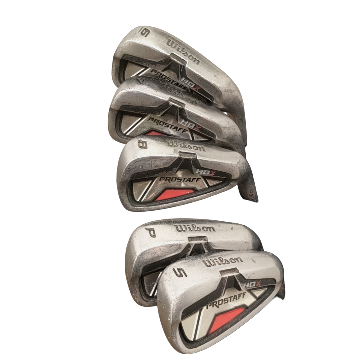 Wilson Prostaff HDX Komplet Sæt Uden Bag / 6-8i+PW+SW / Flex Regular / Stål [model:birefnet-general] [bg:handrolled]