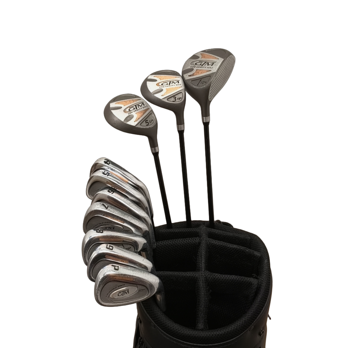 GTM Tempest Komplet Sæt Uden Bag / 4-PW / Flex Stiff / Grafit [model:birefnet-general] [bg:handrolled]