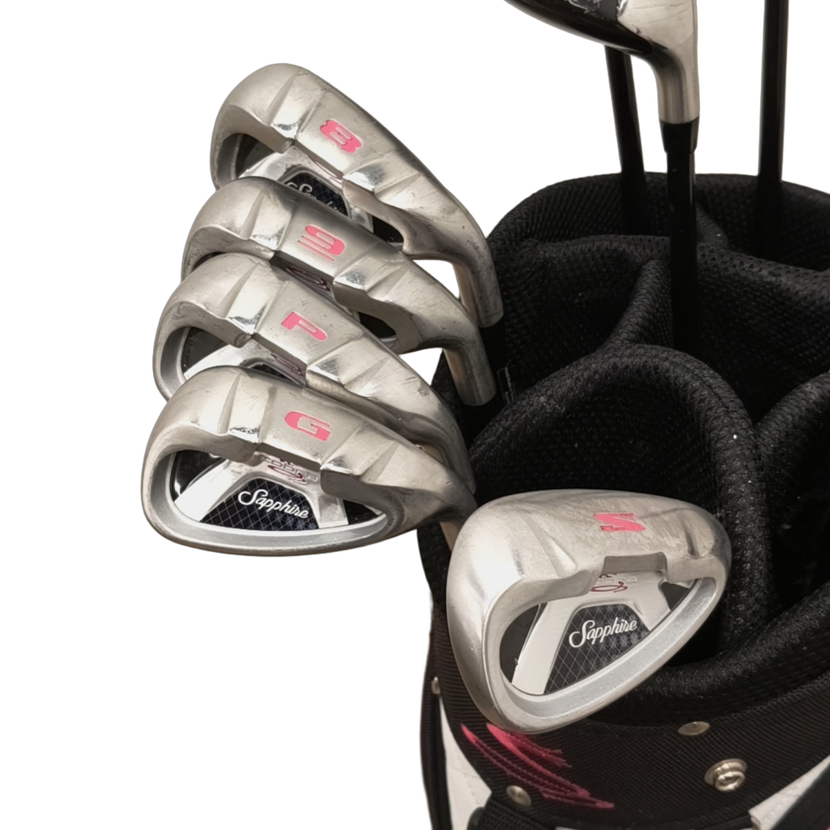 Cobra Sapphice Complete Set with Bag / 8-PW+GW+SW / Flex Ladies / Graphite [model:birefnet-general] [bg:handrolled]