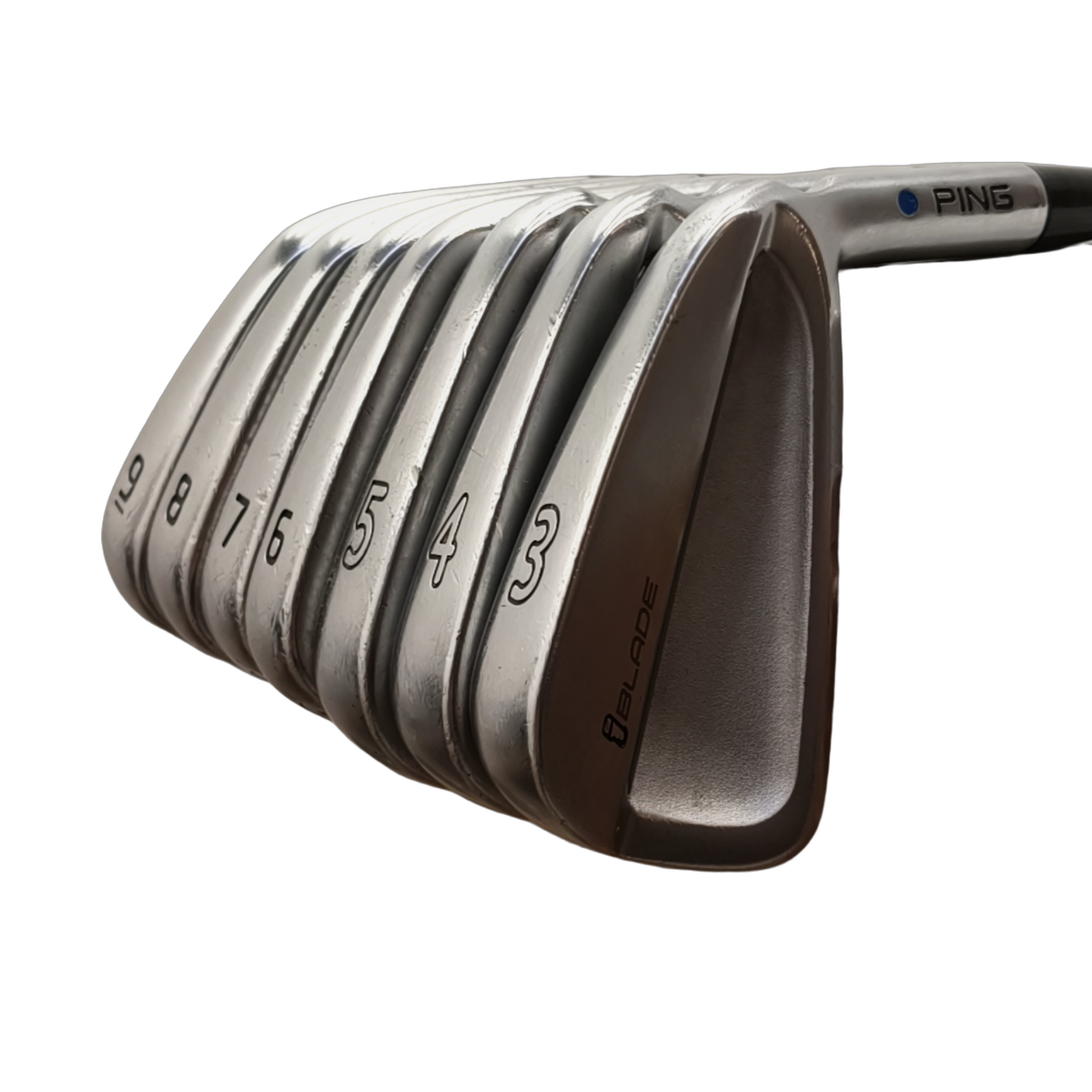 PING Iblade / Blueprint Jernsæt / 3-9i / Flex X-Stiff / Stål [model:birefnet-general] [bg:handrolled]