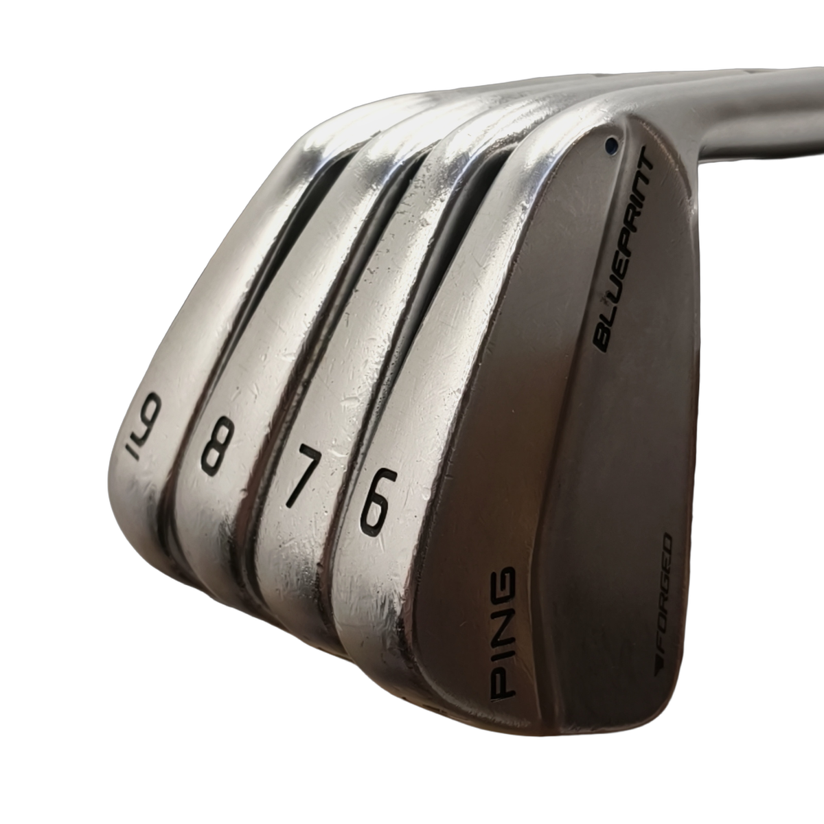 PING Iblade / Blueprint Jernsæt / 3-9i / Flex X-Stiff / Stål [model:birefnet-general] [bg:handrolled]
