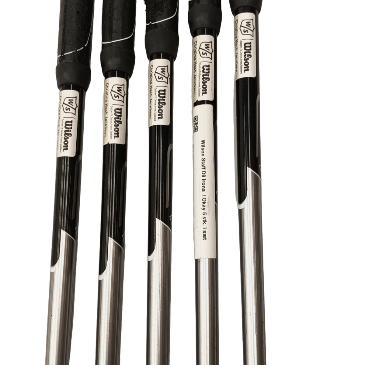 Venstre Wilson Staff D9 Jernsæt / 7-PW+SW / Flex Ladies / Grafit [model:birefnet-general] [bg:handrolled]