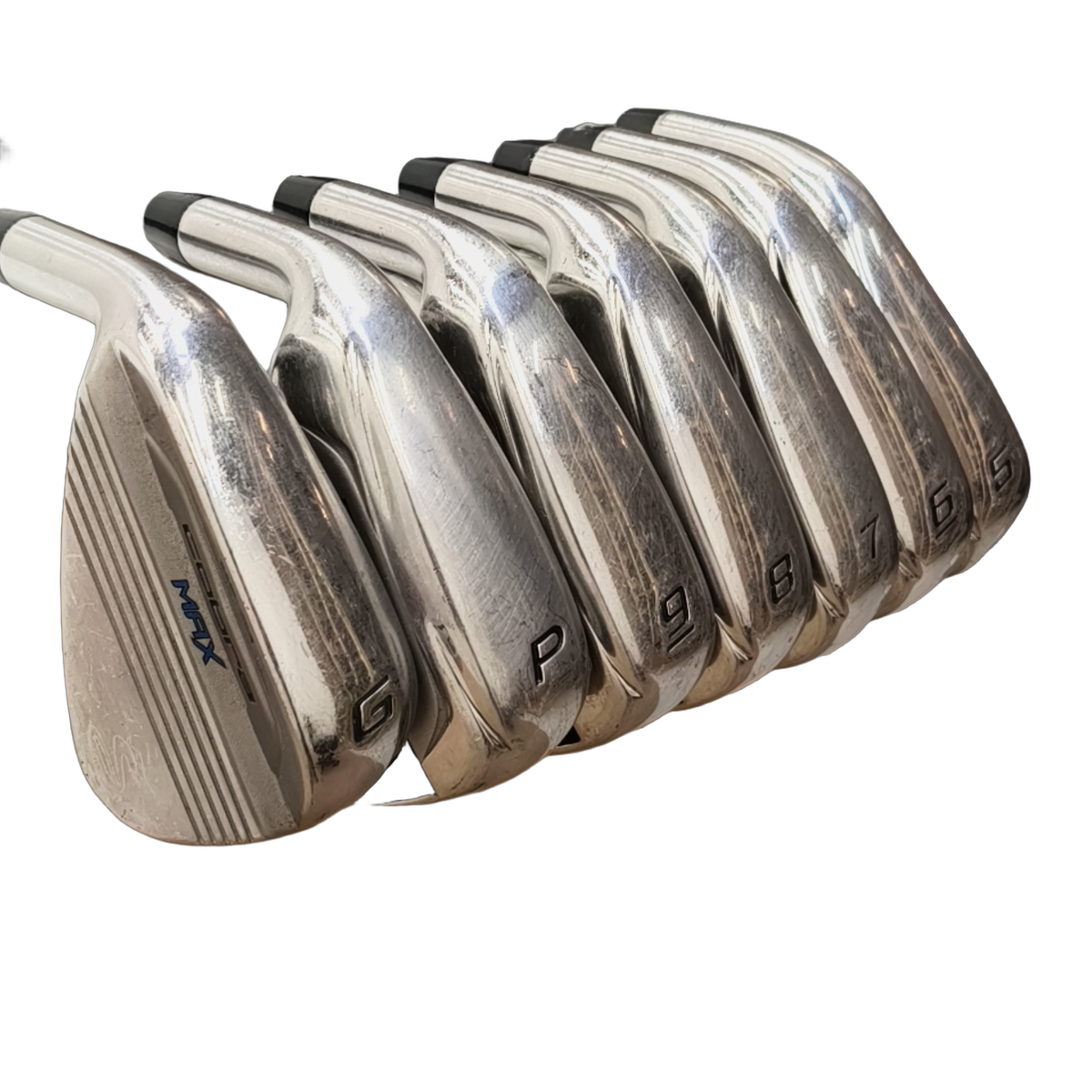 Venstre Cobra Max TecFlo Jernsæt / 5-PW+GW / Flex A-flex / Grafit [model:birefnet-general] [bg:handrolled]