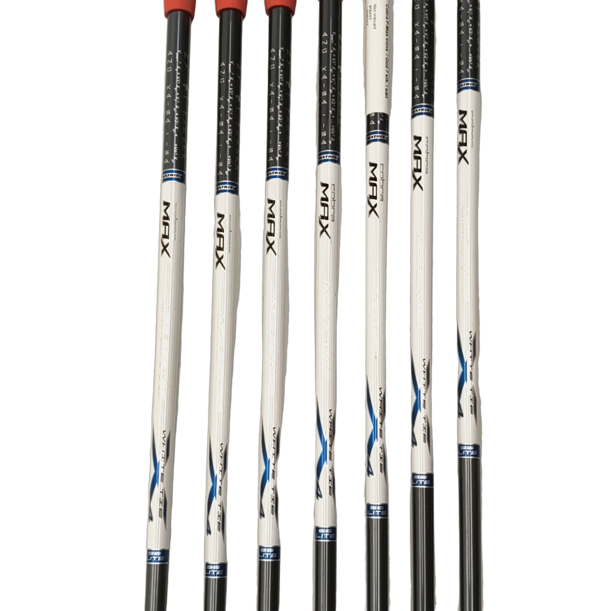 Venstre Cobra Max TecFlo Jernsæt / 5-PW+GW / Flex A-flex / Grafit [model:birefnet-general] [bg:handrolled]