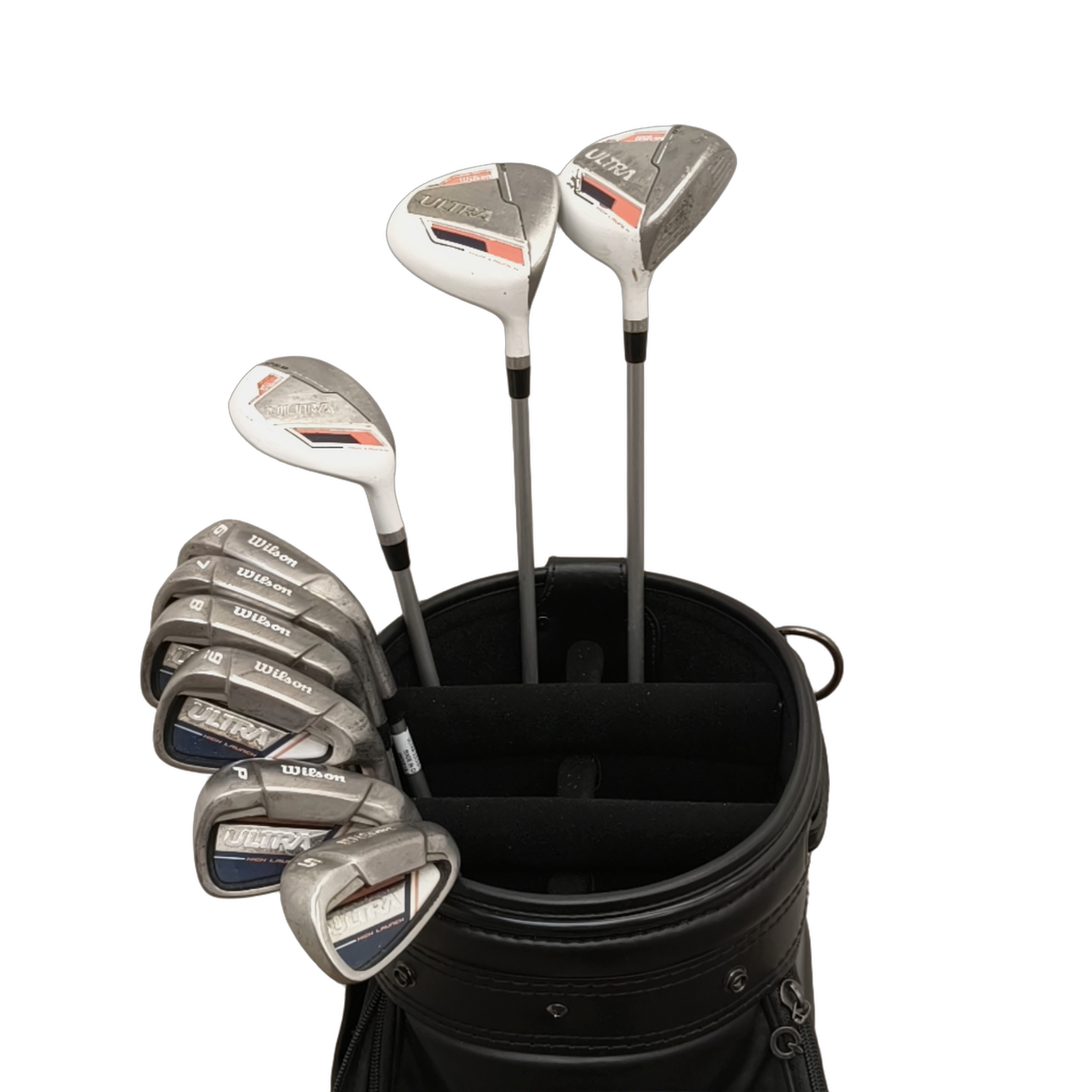 Wilson Ultra High Launch Komplet Sæt Uden Bag / 6-PW+SW / Flex Ladies / Grafit [model:birefnet-general] [bg:handrolled]