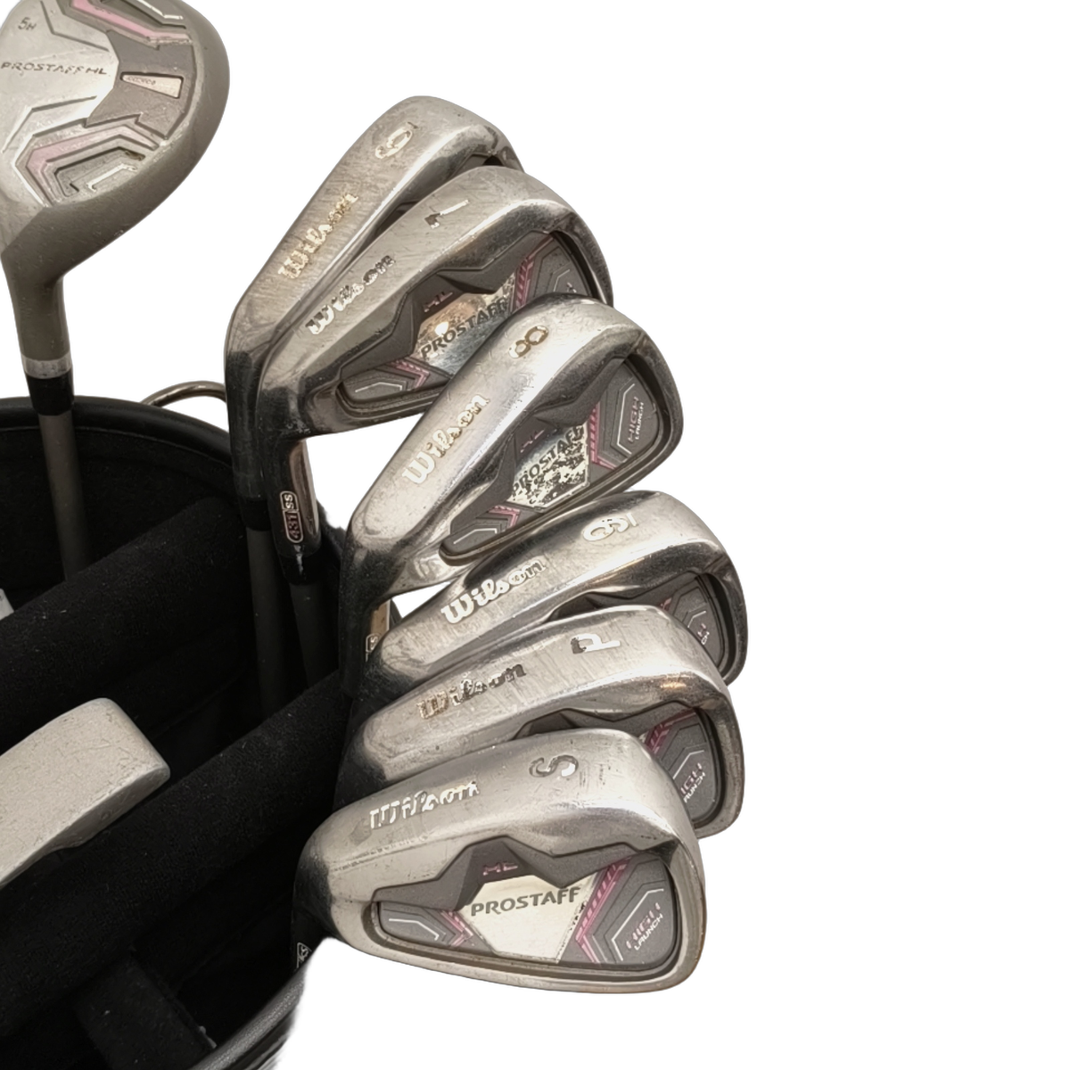 Venstre Wilson Prostaff HL Komplet Sæt Uden Bag / 6-PW+SW / Flex Ladies / Grafit [model:birefnet-general] [bg:handrolled]