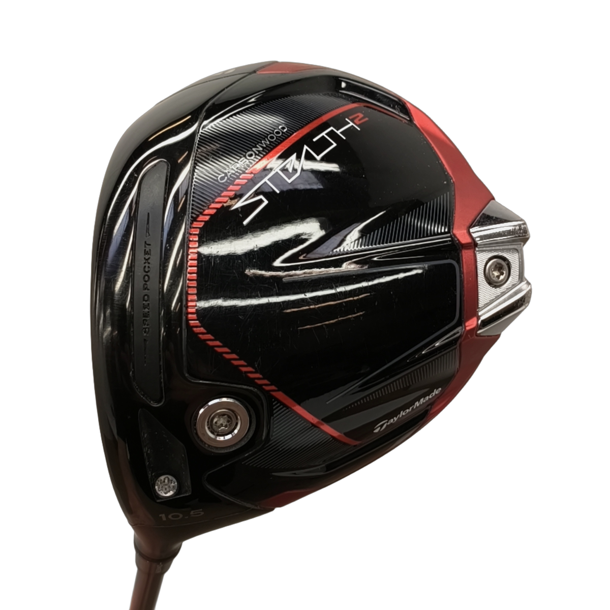 Venstre TaylorMade Stealth 2 Driver / Flex Regular / Loft 10.5 [model:birefnet-general] [bg:handrolled]