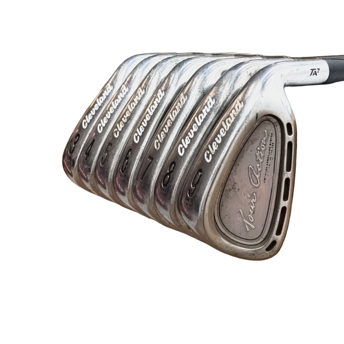 Cleveland TA7 Jernsæt / 3-PW / Flex Regular / Grafit [model:birefnet-general] [bg:handrolled]