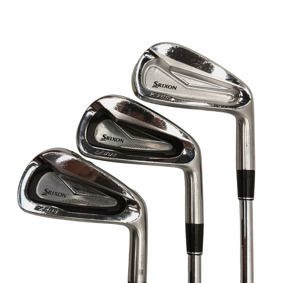 Srixon Z585|Z785 Jernsæt / 4-PW / Flex X-Stiff / Stål [model:birefnet-general] [bg:handrolled]