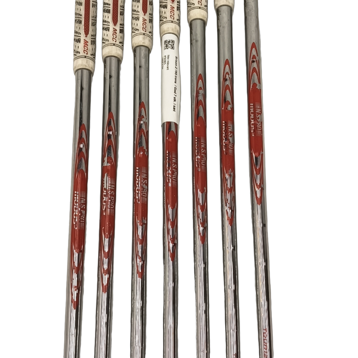 Srixon Z585|Z785 Jernsæt / 4-PW / Flex X-Stiff / Stål [model:birefnet-general] [bg:handrolled]