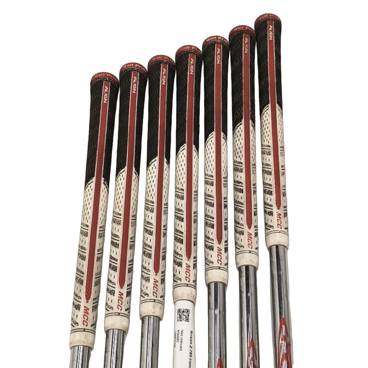 Srixon Z585|Z785 Jernsæt / 4-PW / Flex X-Stiff / Stål [model:birefnet-general] [bg:handrolled]