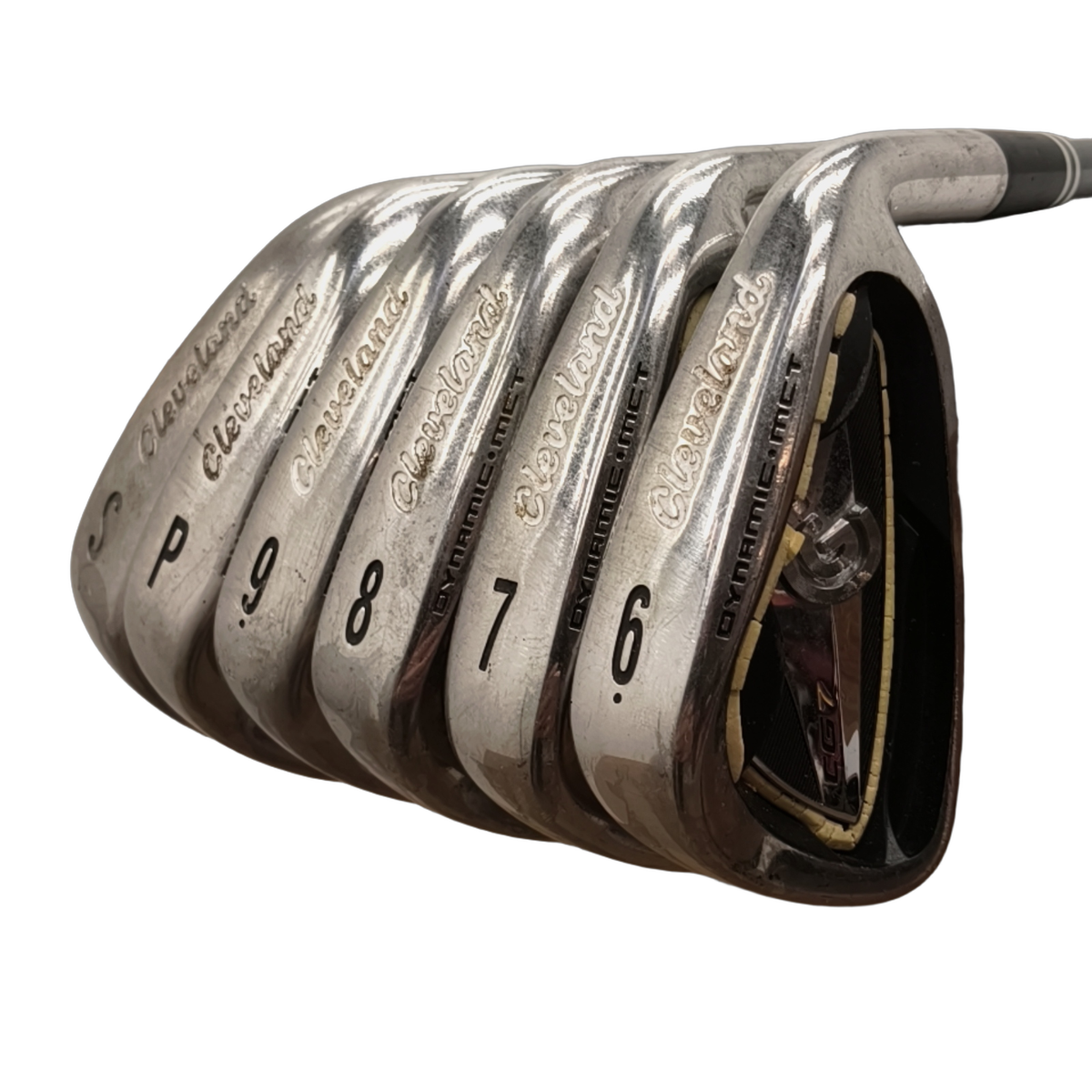 Cleveland CG7 Jernsæt / 7-PW+SW / Flex A-flex / Grafit [model:birefnet-general] [bg:handrolled]