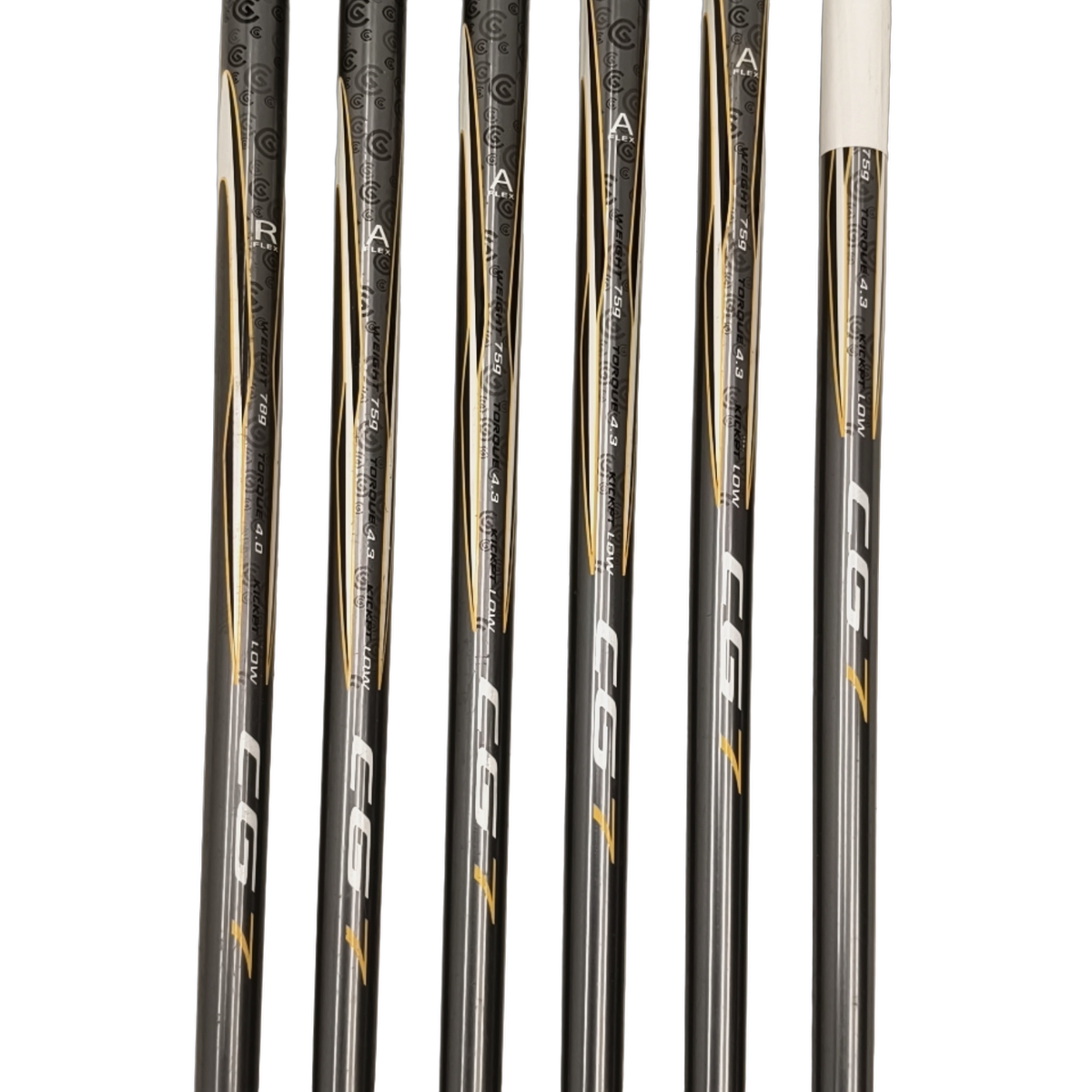 Cleveland CG7 Jernsæt / 7-PW+SW / Flex A-flex / Grafit [model:birefnet-general] [bg:handrolled]