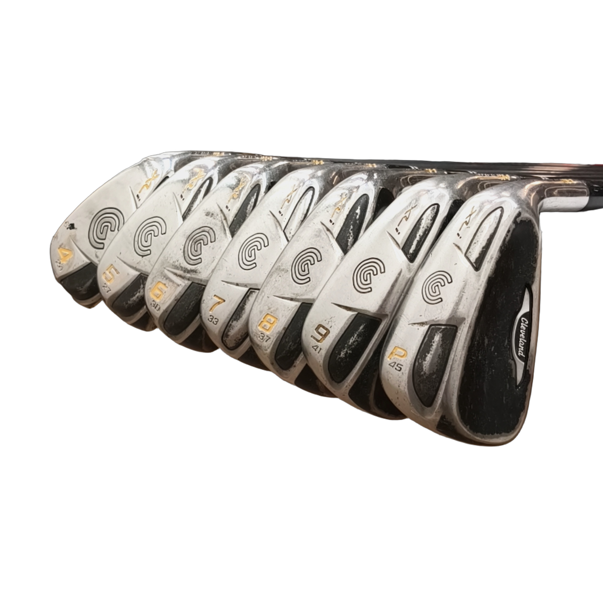 Cleveland Hi-Bore XLi Jernsæt / 4-PW / Flex Regular / Grafit [model:birefnet-general] [bg:handrolled]