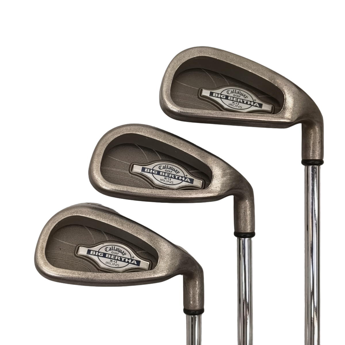 Callaway Steelhead X-12 Jernsæt / 5-PW+SW / Flex Regular / Stål [model:birefnet-general] [bg:handrolled]