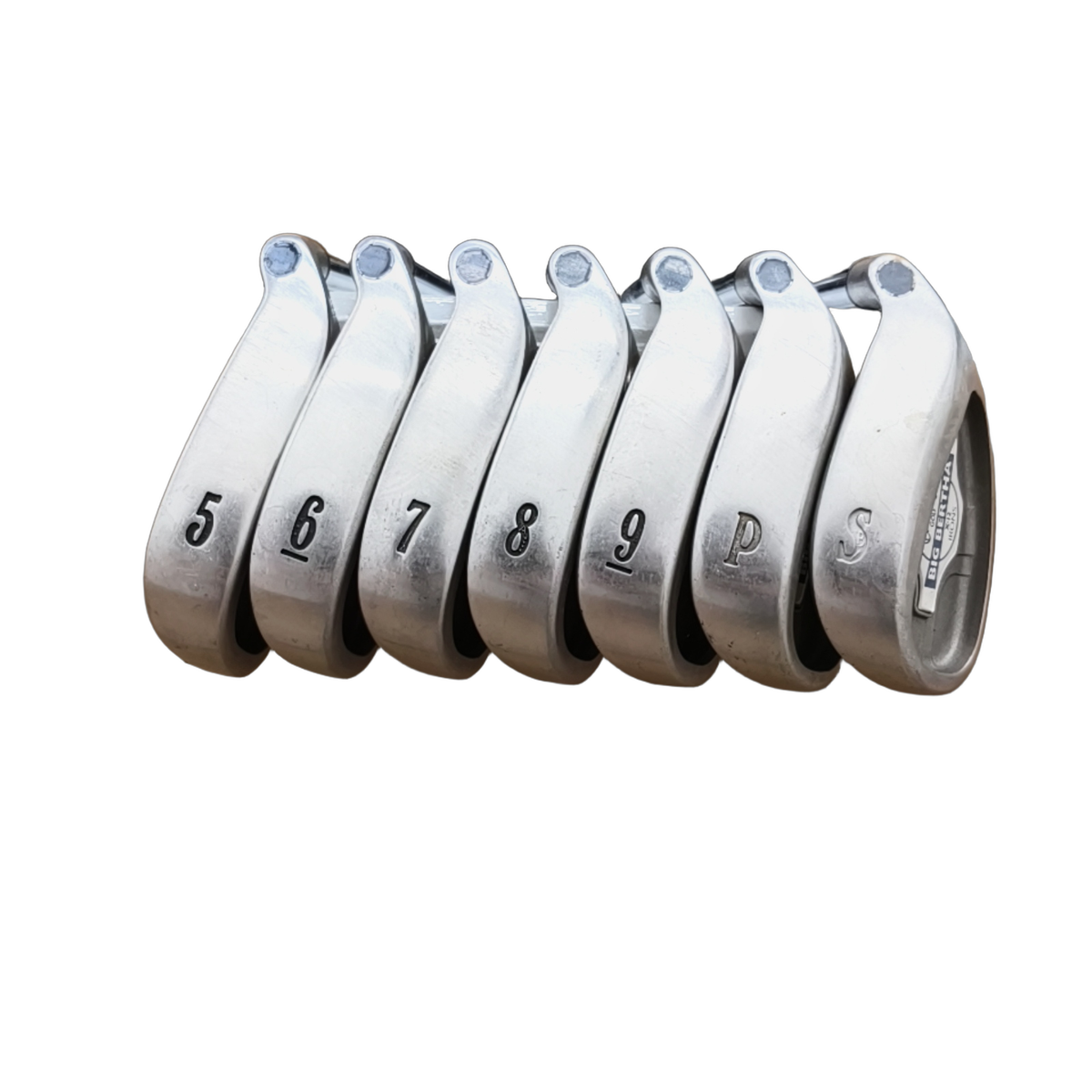 Callaway Steelhead X-12 Jernsæt / 5-PW+SW / Flex Regular / Stål [model:birefnet-general] [bg:handrolled]