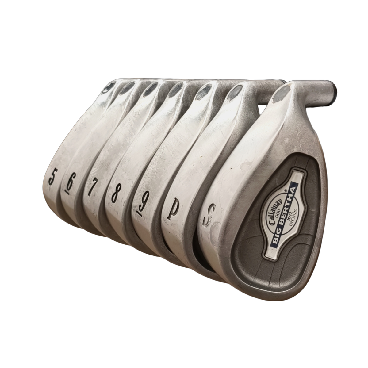 Callaway Steelhead X-12 Jernsæt / 5-PW+SW / Flex Regular / Stål [model:birefnet-general] [bg:handrolled]