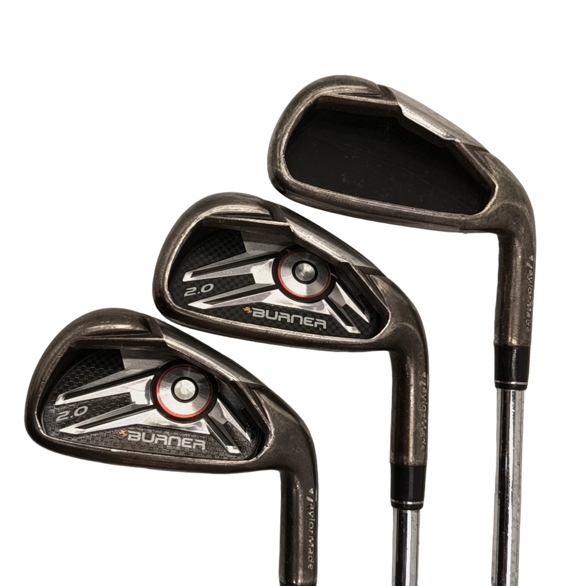 TaylorMade Burner 2.0 Jernsæt / 4-PW+AW+SW / Flex Regular / Stål [model:birefnet-general] [bg:handrolled]