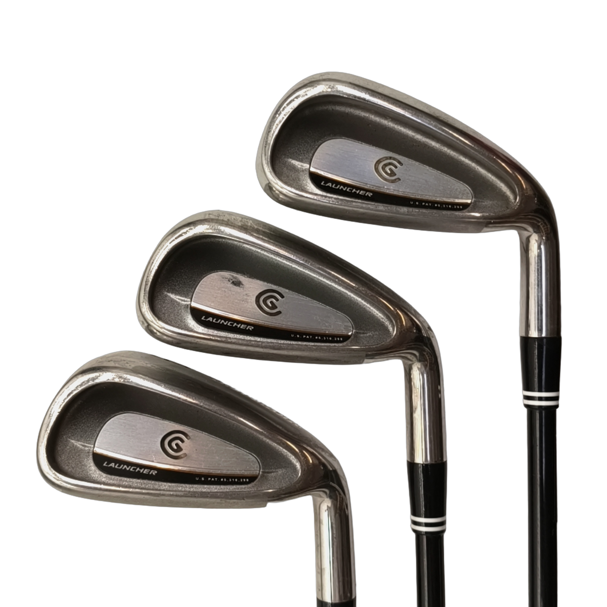 Cleveland Launcher Jernsæt / 4-PW+AW+SW / Flex A-flex / Grafit [model:birefnet-general] [bg:handrolled]