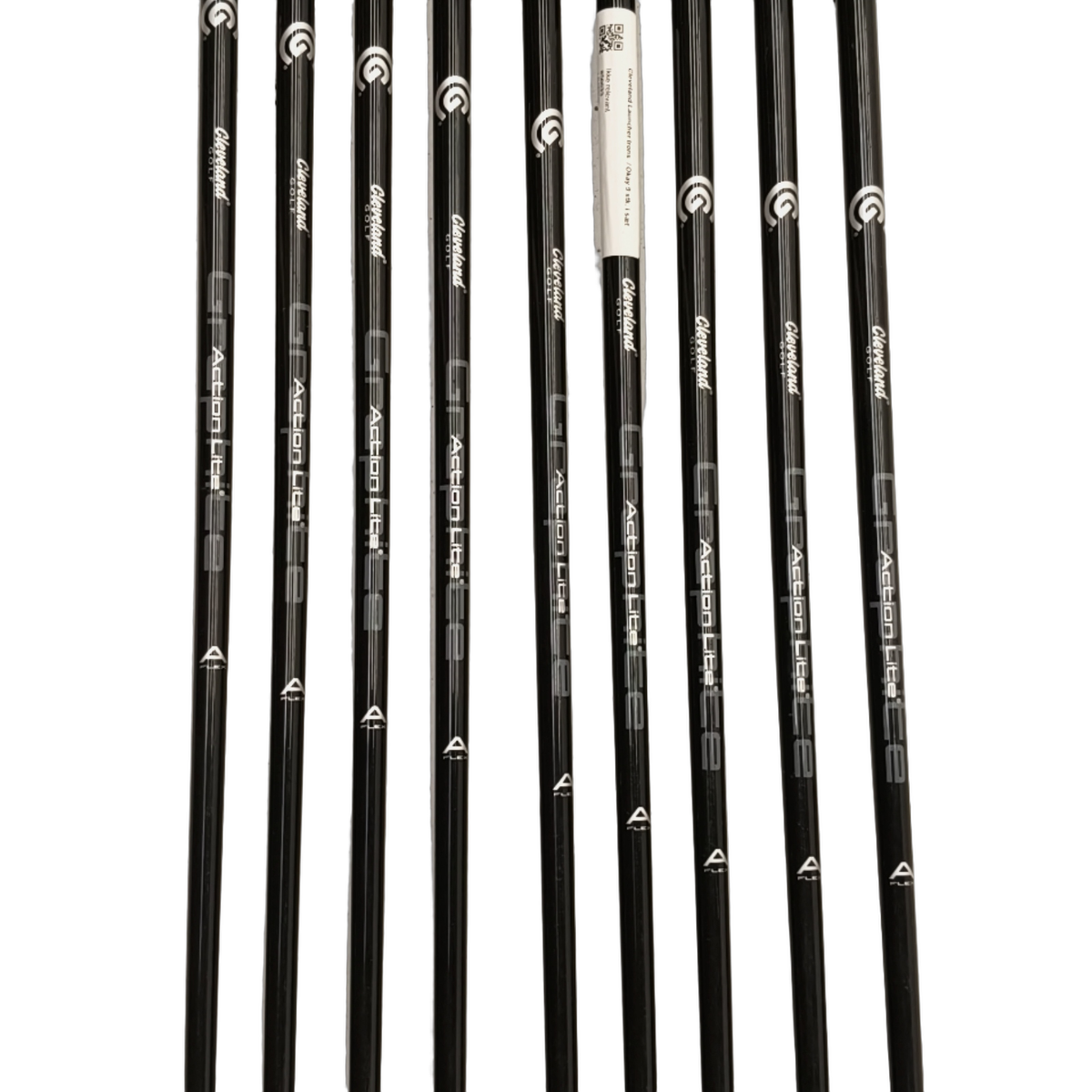Cleveland Launcher Jernsæt / 4-PW+AW+SW / Flex A-flex / Grafit [model:birefnet-general] [bg:handrolled]