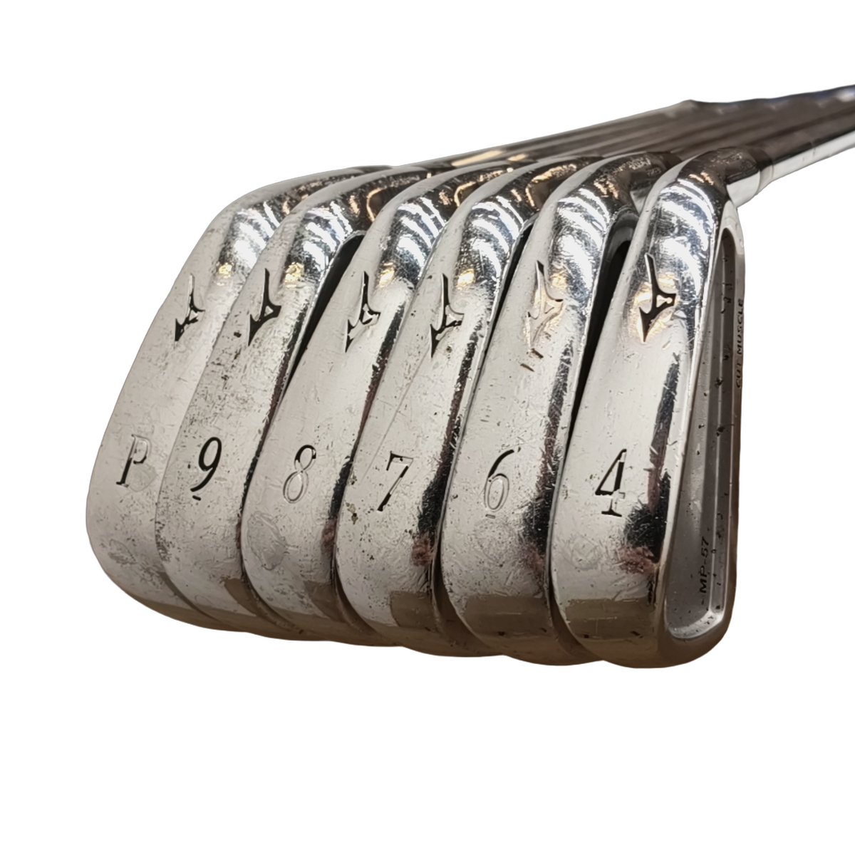 Mizuno MP-57 Jernsæt / 4+6i-Pw / Flex Regular / Stål [model:birefnet-general] [bg:handrolled]