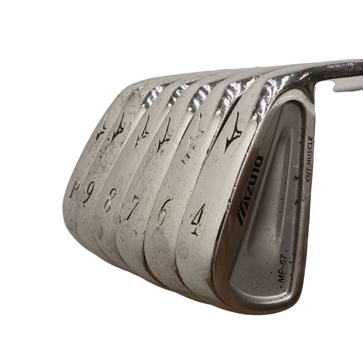 Mizuno MP-57 Jernsæt / 4+6i-Pw / Flex Regular / Stål [model:birefnet-general] [bg:handrolled]